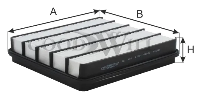 Воздушный фильтр AG 492 GoodWill