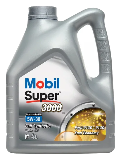 Моторное масло Mobil 5W-30 Super 3000 FE 4l