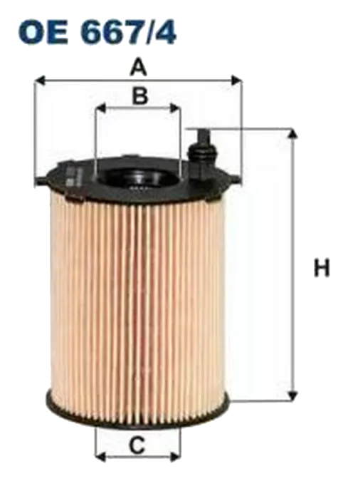 Filtron OE667/4 Картридж масляного фильтра